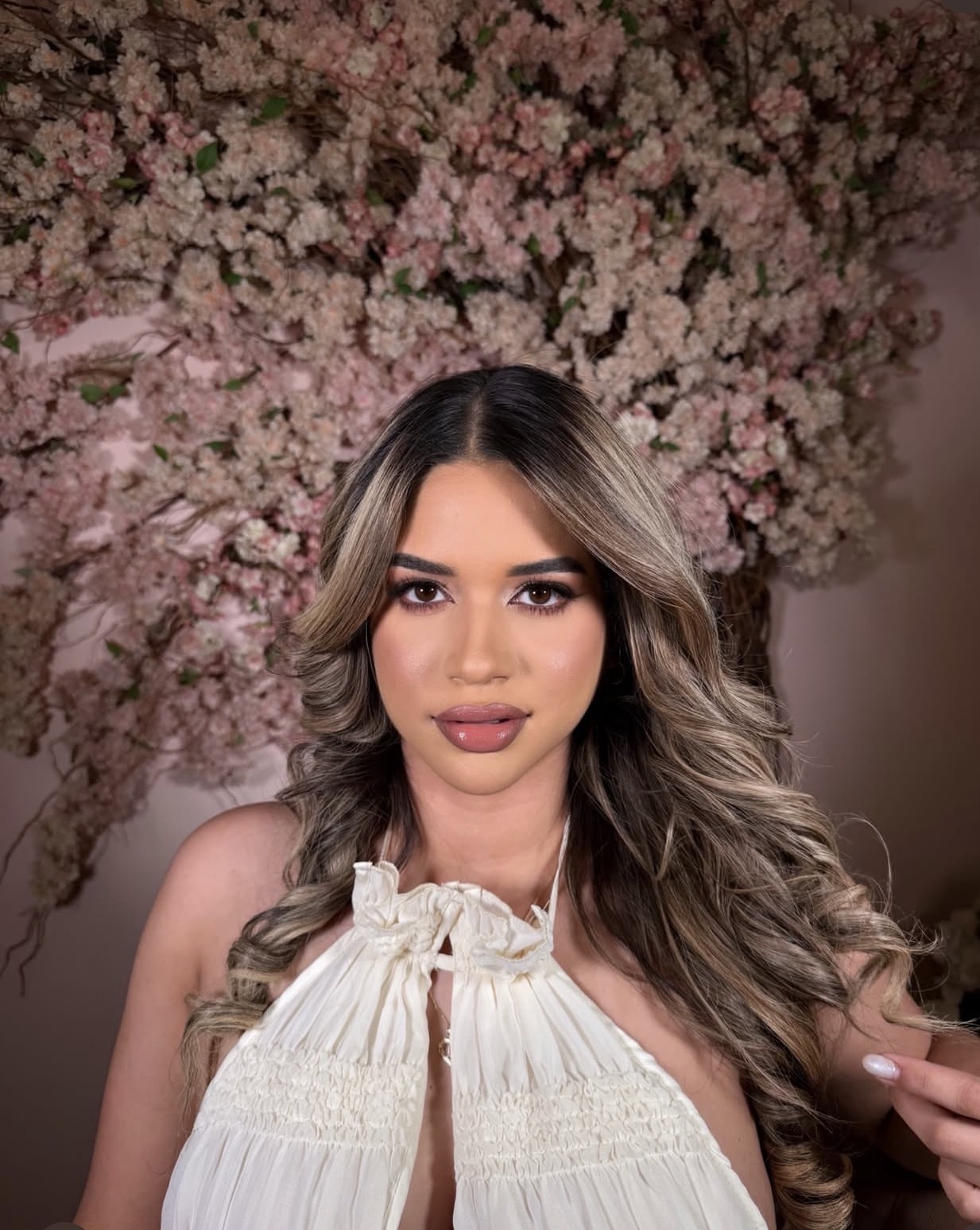 Bridal glam makeup and Hollywood waves by Blossom Beauty Studio by Dani, Clifton NJ